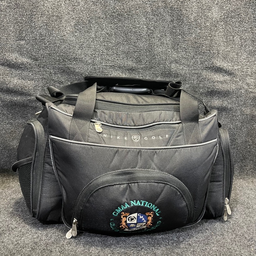 Nike Golf TG0003 CMAA National Club Championship Black Duffle Gym Gear Bag